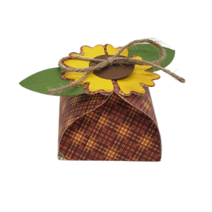 HARVEST SUNFLOWER PARTY BOXES - SET OF 6