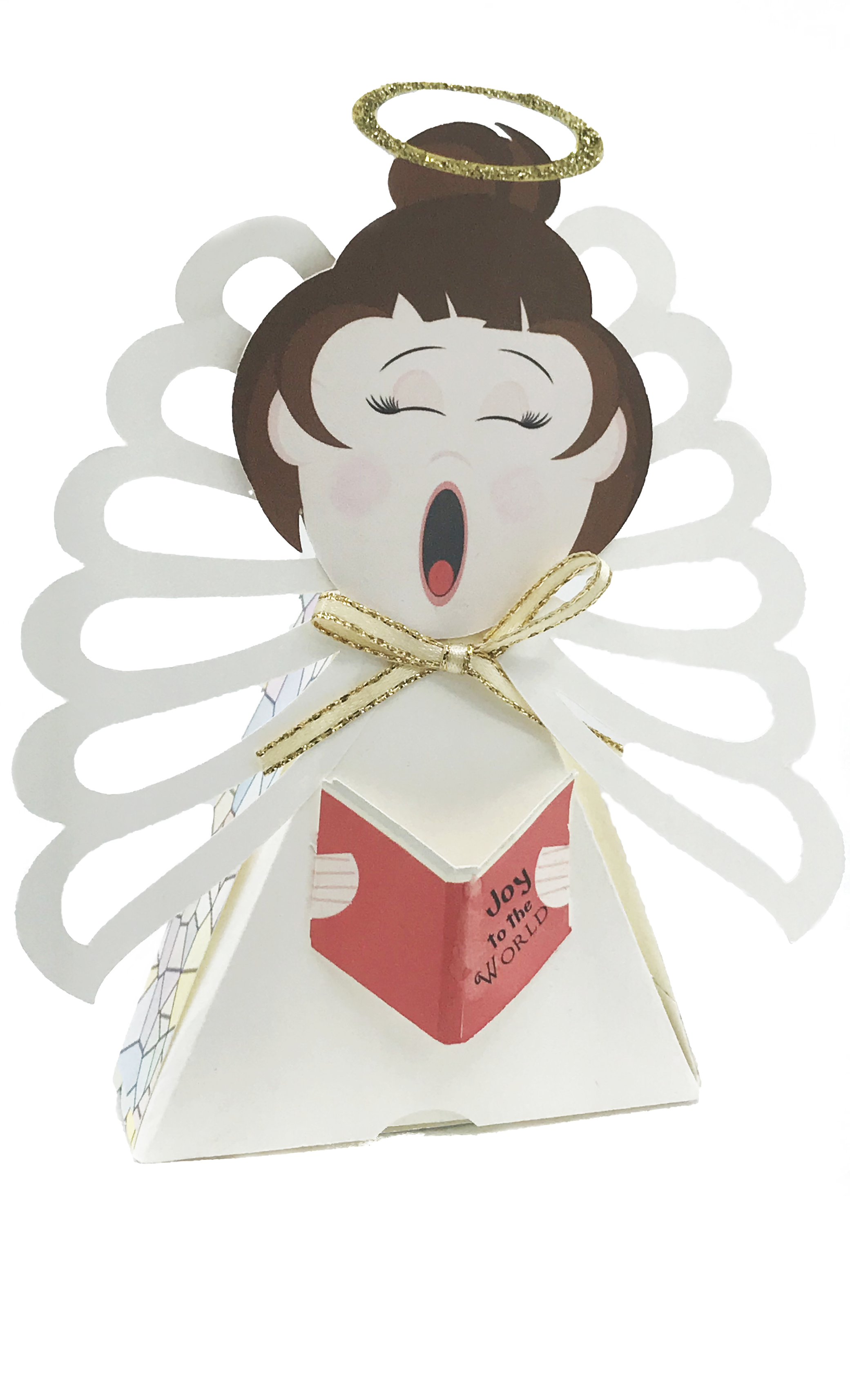 Set of 6 Christmas Favor Boxes - Santa - Image 4