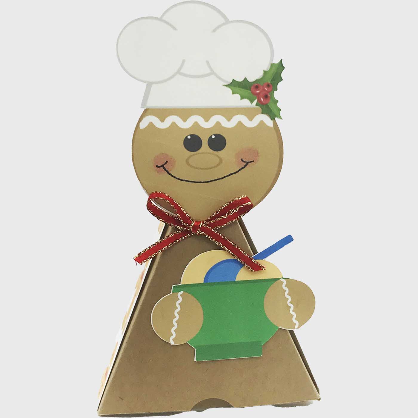 Set of 6 Christmas Favor Boxes - Santa - Image 5