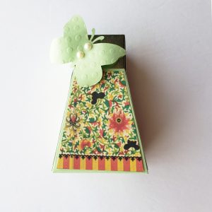 Green Pyramid Butterfly Boxes - Set of 4