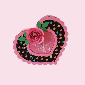 HEART GIFT BOX-MULTI-COLORED HEART BOX