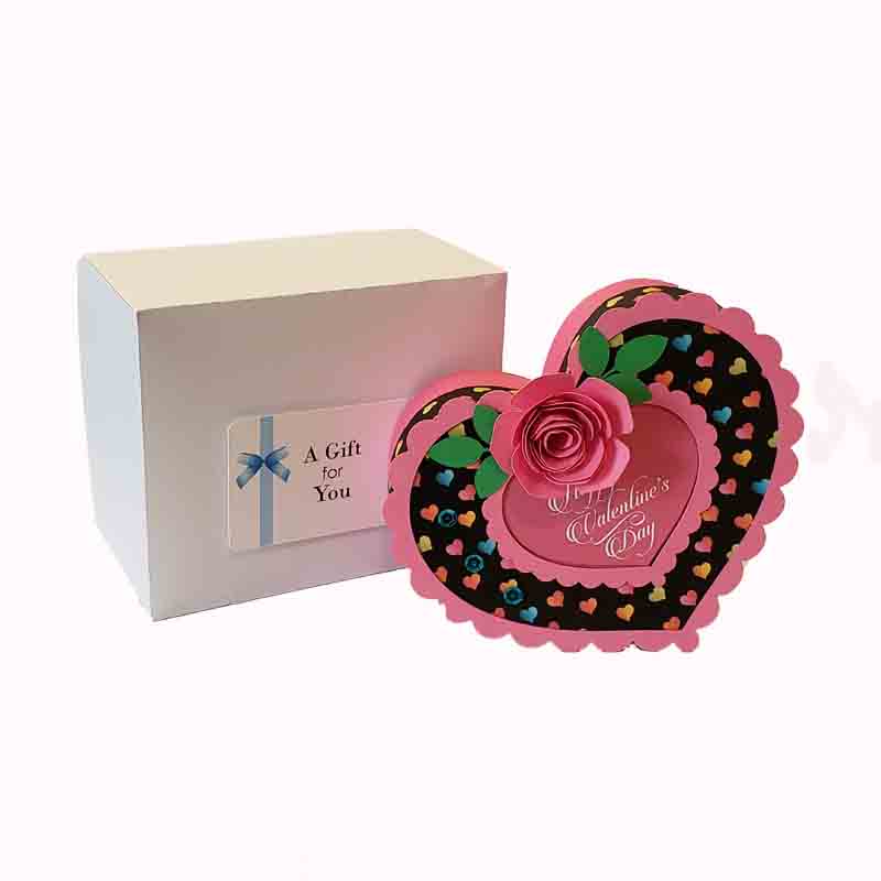 HEART GIFT BOX-MULTI-COLORED HEART BOX - Image 3