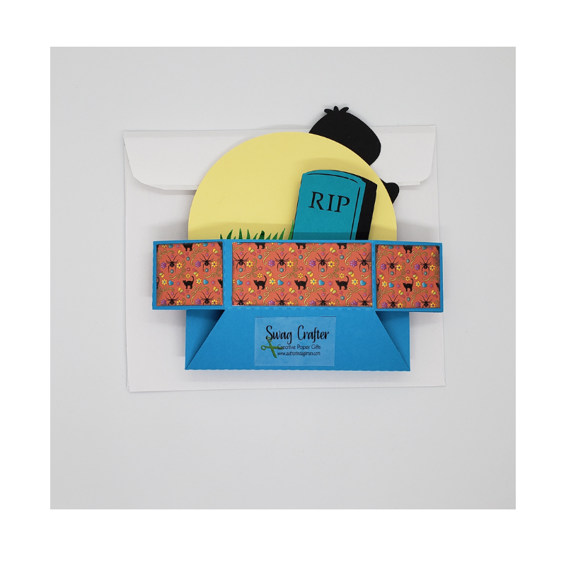 HALLOWEEN GREETING CARD-CROW-3D POP-UP - Image 4