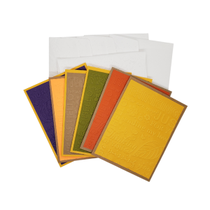 THINKING OF YOU GREETING CARDS-FALL COLORS- SET OF 6