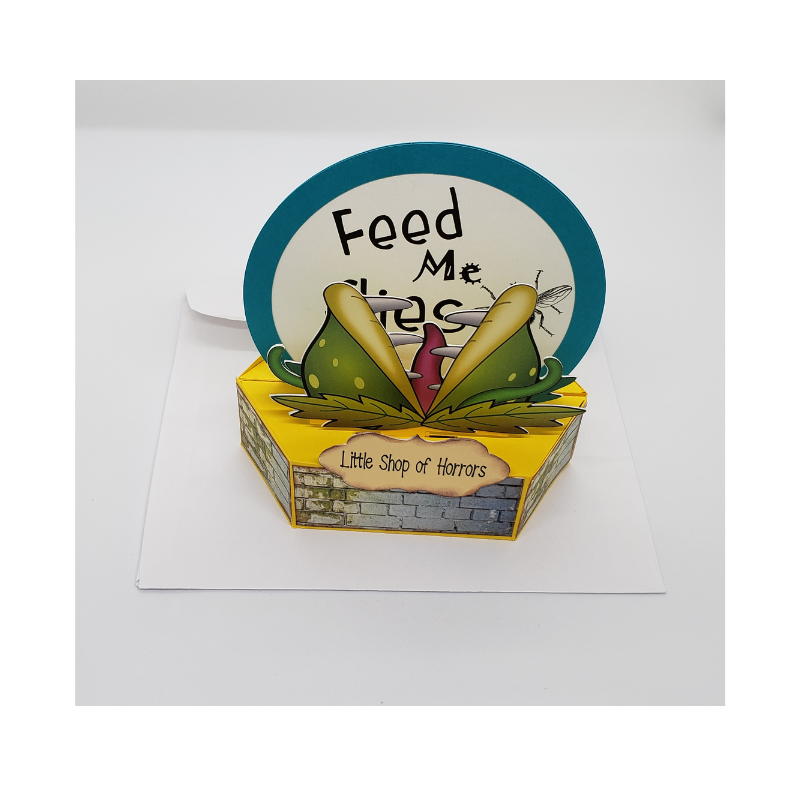 LITTLE SHOP OF HORRORS GREETING CARD - 3D POPUP - Image 3