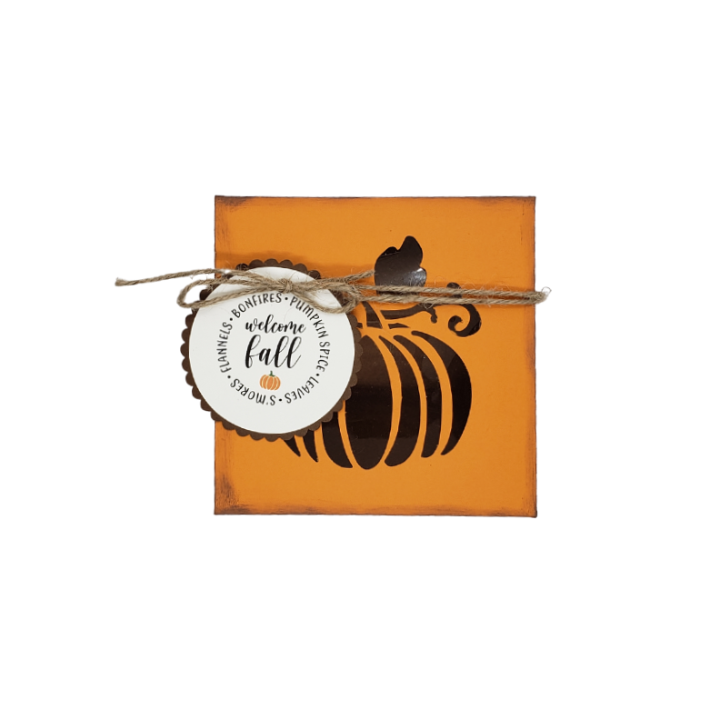 4"x 4" GIFT BOX WITH PUMPKIN CUTOUT LID - Image 3