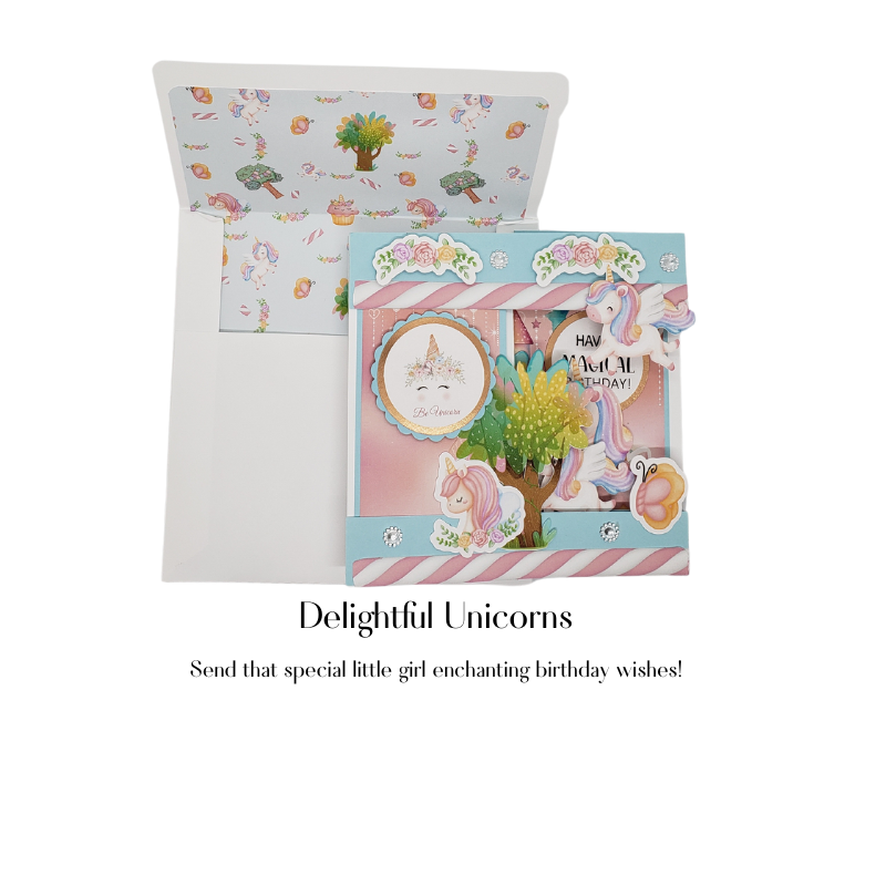 Rainbow Unicorn Birthday Card - Image 2