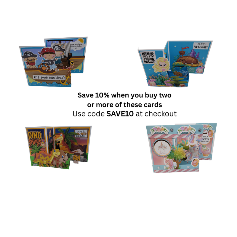 3D Pirate Birthday Card - Image 5