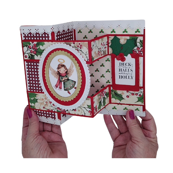 Mix & Match Christmas Card Collection - Z-Fold 3D Pop-Up Keepsake Cards (Set of 4) - Image 2