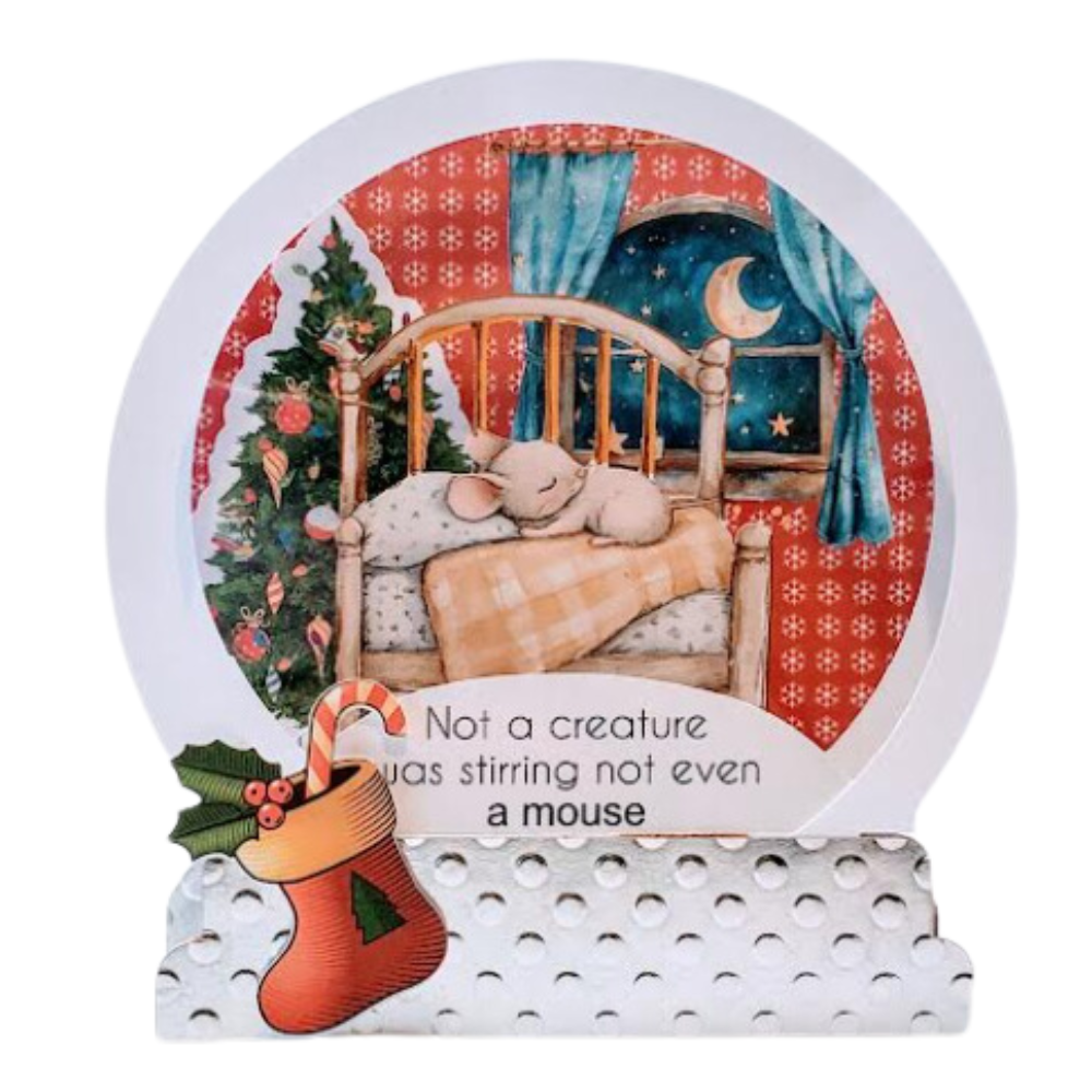 Mix & Match Christmas Card Collection - Snow Globe 3D Pop-Up Keepsake Cards (Set of 4) - Image 5