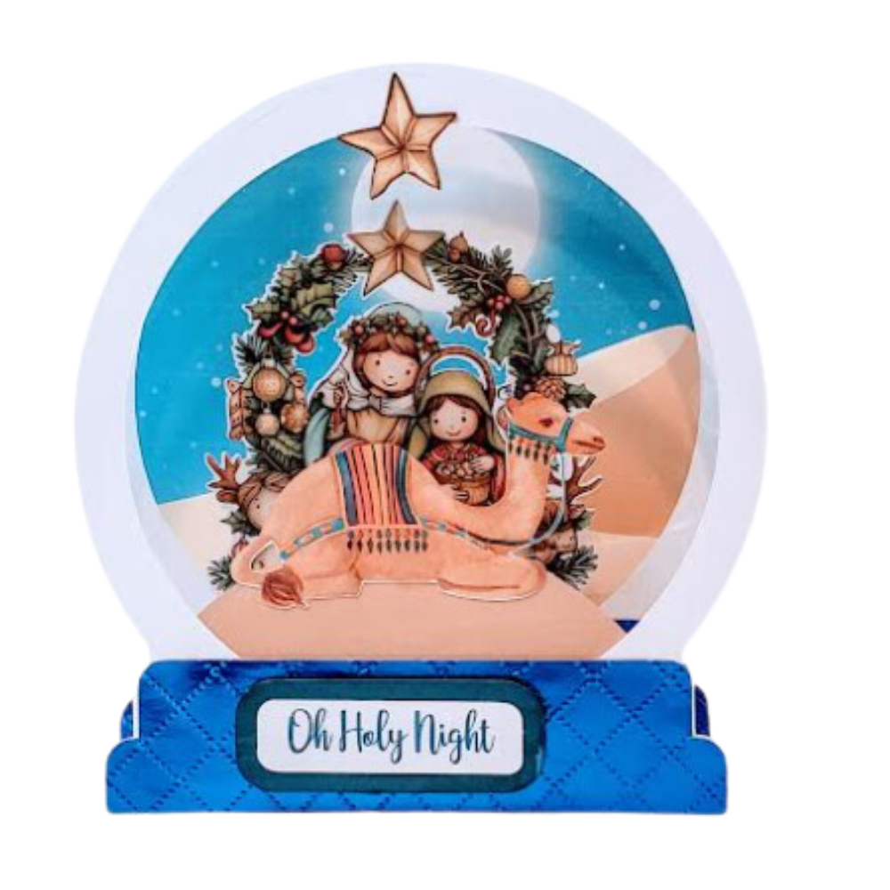 Mix & Match Christmas Card Collection - Snow Globe 3D Pop-Up Keepsake Cards (Set of 4) - Image 7