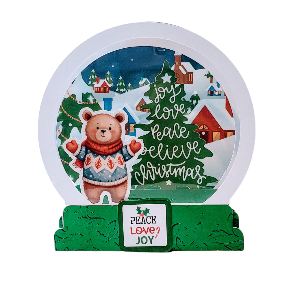Mix & Match Christmas Card Collection - Snow Globe 3D Pop-Up Keepsake Cards (Set of 4) - Image 9