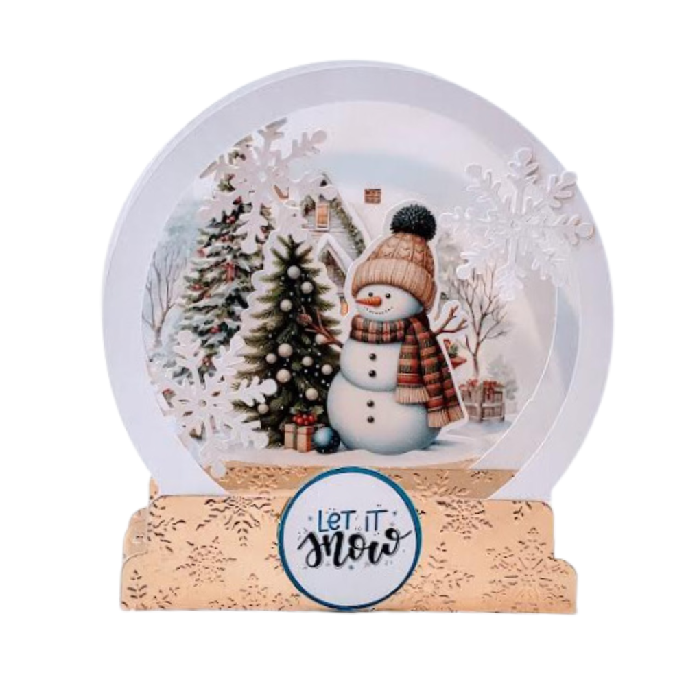 Mix & Match Christmas Card Collection - Snow Globe 3D Pop-Up Keepsake Cards (Set of 4) - Image 10