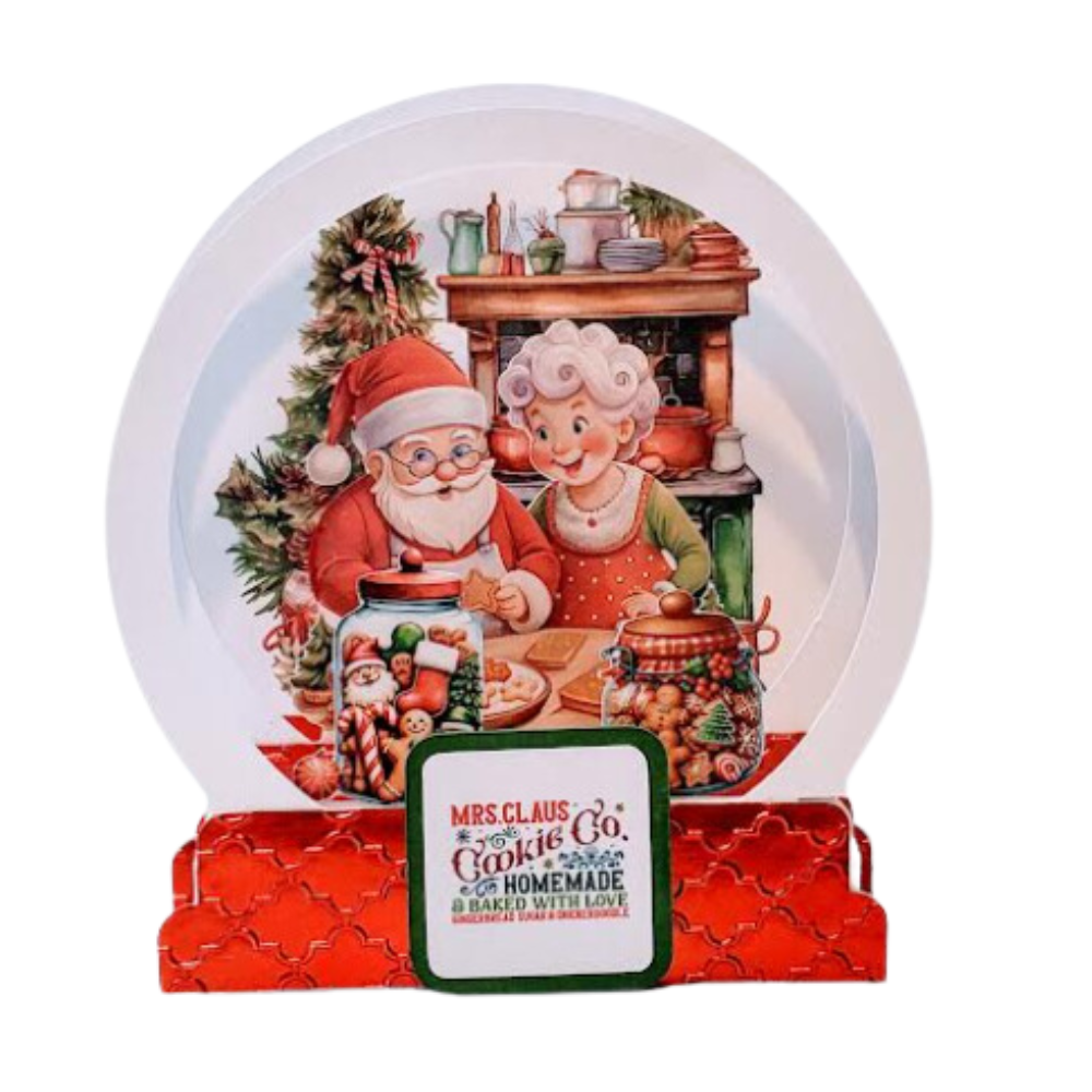 Mix & Match Christmas Card Collection - Snow Globe 3D Pop-Up Keepsake Cards (Set of 4) - Image 3
